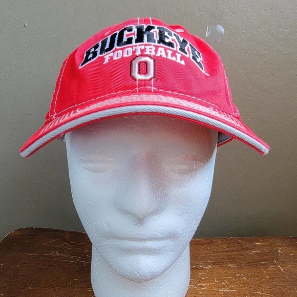 Ohio State Football Buckeyes Hat Spell Out Script Logo Baseball The Game Dad Cap - Picture 2 of 10